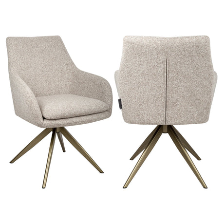 Spisestol Lisonne cayenne brun svingbar brannhemmende Richmond Interiors Spisestol