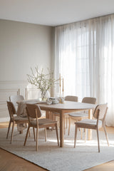 Gifford spisebord ovalt 220 whitewash eik Rowico Spisebord