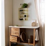 KIKORI hylle - gul Nordal SHELVES