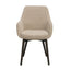 Denley lenestol lys beige stoff/brune eikebein Rowico Lenestol