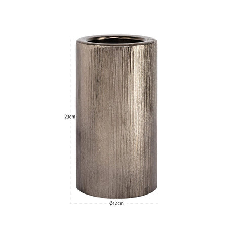 Lysestake Rio messing antikk liten Richmond Interiors Lysestake