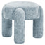 Pouffe & Footstool Holly lys blå chenille Richmond Interiors Pall