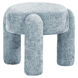 Pouffe & Footstool Holly lys blå chenille Richmond Interiors Pall