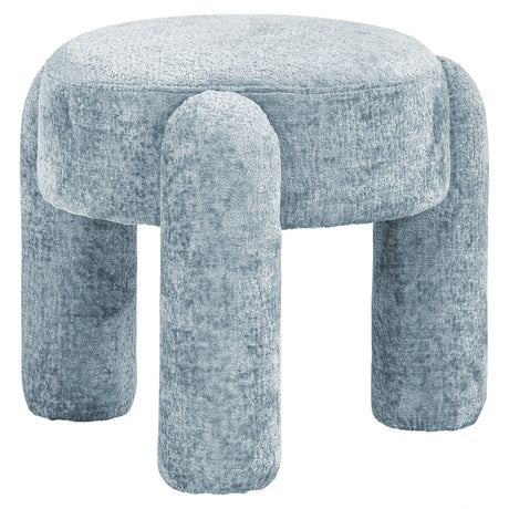Pouffe & Footstool Holly lys blå chenille Richmond Interiors Pall