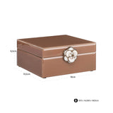 Oppbevaringsboks Floral brun liten Richmond Interiors Oppbevaring