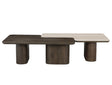 Salongbord Nando brun Sett med 2 Richmond Interiors Sofabord