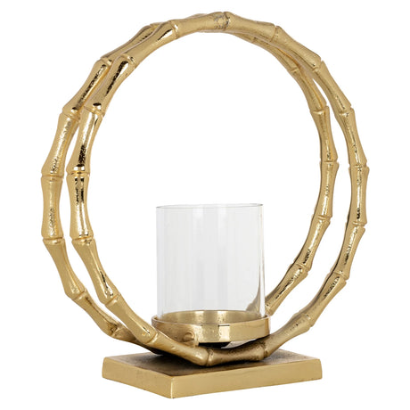 Stormlykt Merlyn gull stor Richmond Interiors Lanterne og lysglass