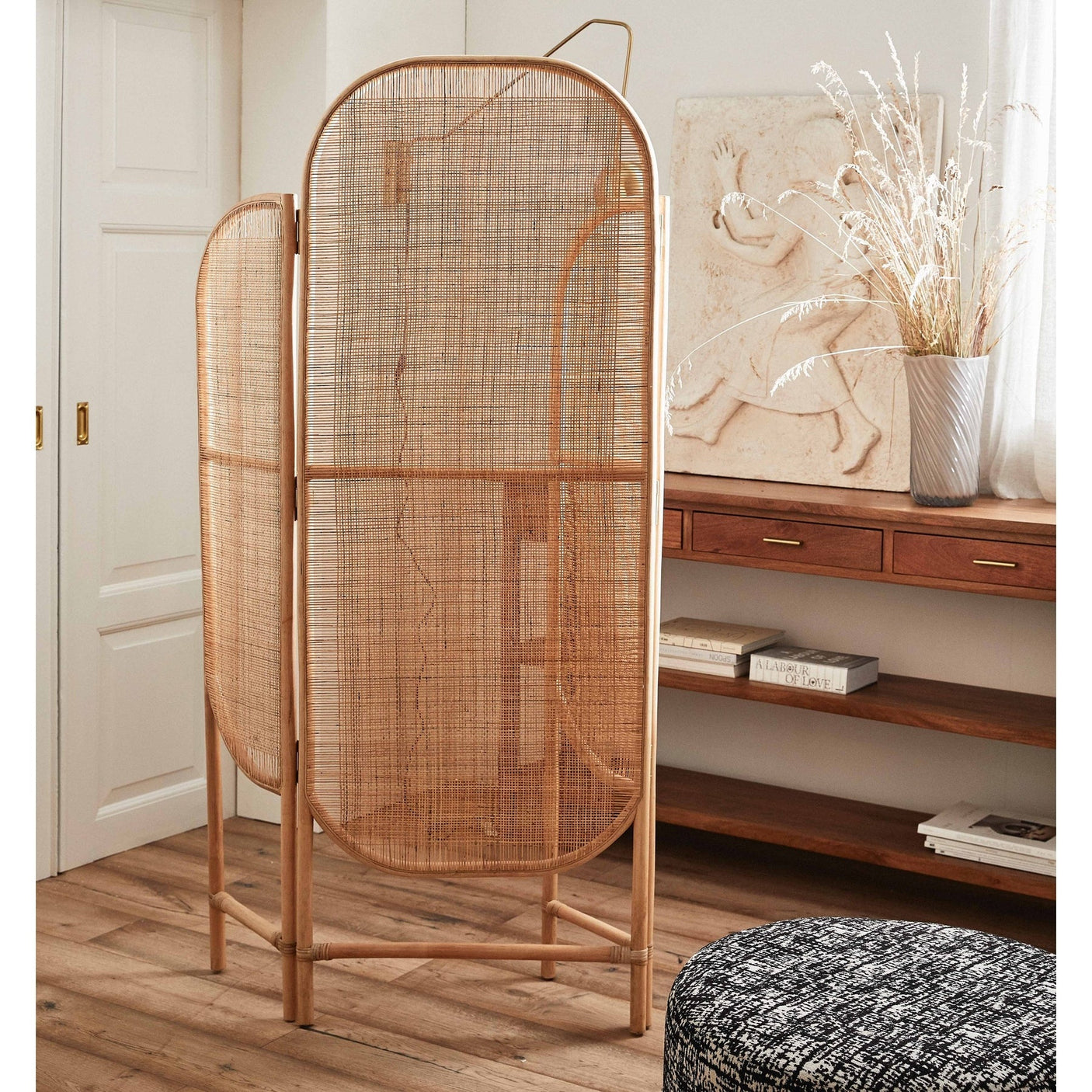 BALI romdeler i rattan - 180x130 cm - natur Nordal DECO ITEMS