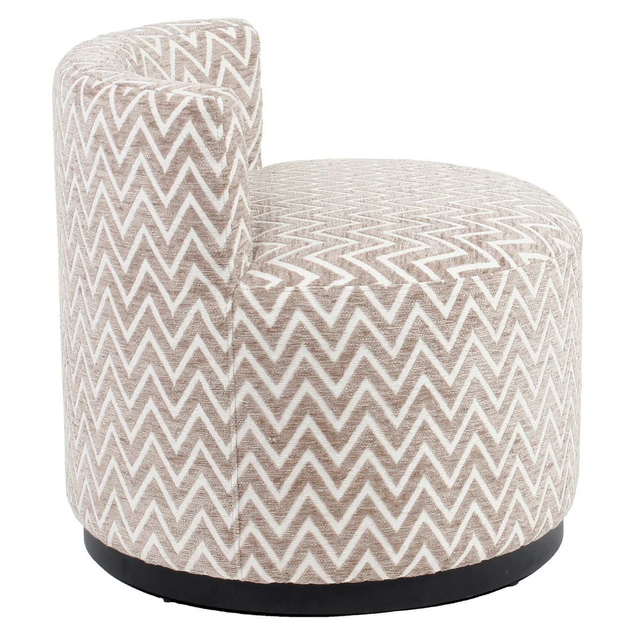 Lounge chair Franny sand chevron Richmond Interiors Lenestol
