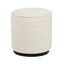 Pouffe & fotskammel Lexie beige chevron 45Ø Richmond Interiors Pall