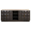 Sideboard Claremont brun 4-dører 2-hyller Richmond Interiors Skjenk
