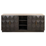 Sideboard Claremont brun 4-dører 2-hyller Richmond Interiors Skjenk