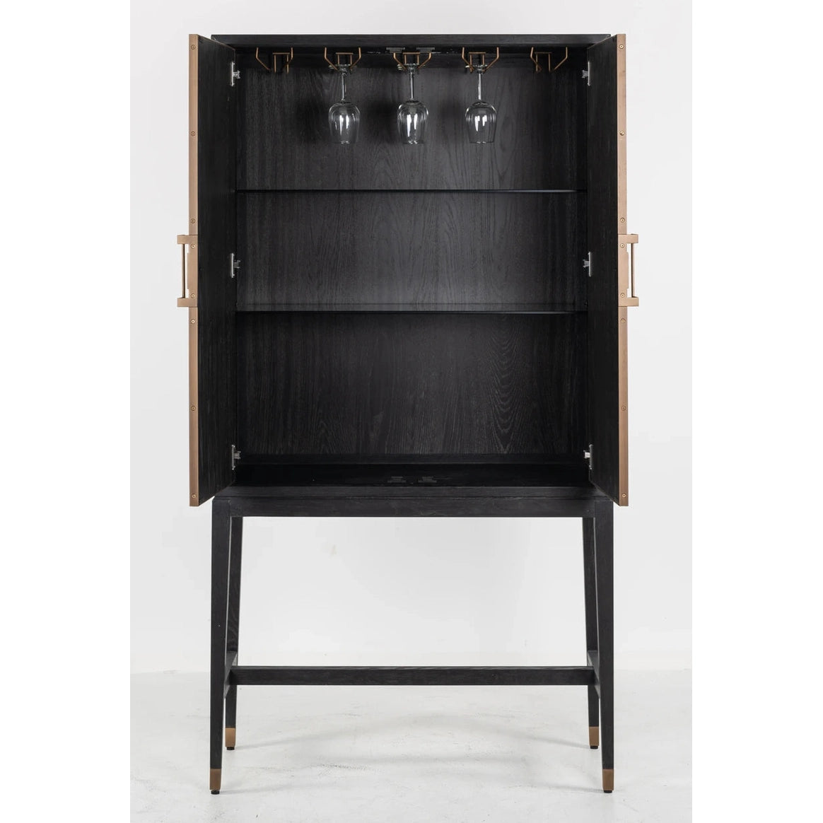 Oppbevaringsskap Bloomville messing shagreen Richmond Interiors Skap