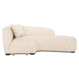 Sofa Pandora beige angora lounge høyre Richmond Interiors Sofa