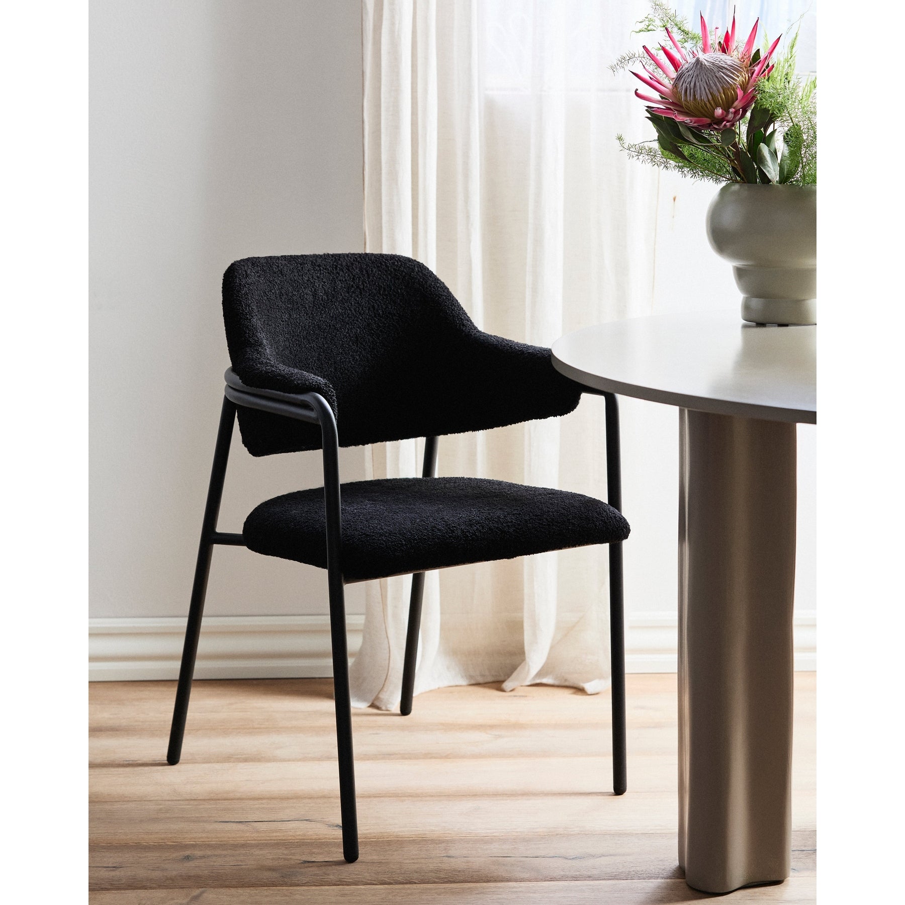 ALBERT stol - svart Nordal CHAIRS+ARM