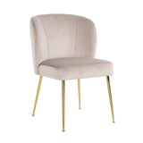 Spisestol Cannon khaki fløyel Richmond Interiors Spisestol