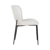 Spisestol Darby hvit bouclé sett med 2 Richmond Interiors Spisestol