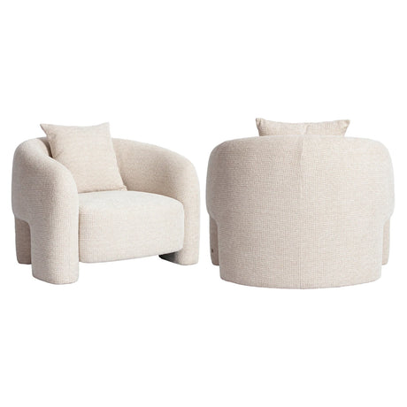 Lenestol Tuscany beige blokkvev Richmond Interiors Lenestol
