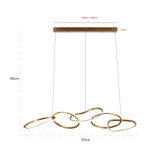 Chandelier Flyn børstet gull Richmond Interiors Taklampe