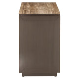 Nightstand Russo askebrun 3 skuffer Richmond Interiors Nattbord