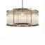 Taklampe Clinton D70 x H30CM Bronze clear glass Homefactory 