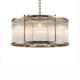 Taklampe Clinton D70 x H30CM Bronze clear glass Homefactory 