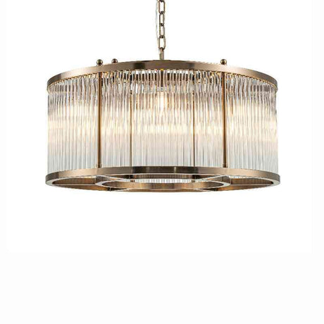 Taklampe Clinton D70 x H30CM Bronze clear glass Homefactory 