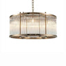 Taklampe Clinton D70 x H30CM Bronze clear glass Homefactory 