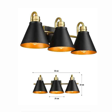 Vegg lampe Balboa B58*H22*D21cm Black Homefactory 