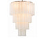 Taklampe Marbella Ø66cm H87cm cm 12 lys Frost white / Bronze Homefactory 