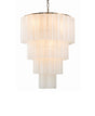 Taklampe Marbella Ø66cm H87cm cm 12 lys Frost white / Bronze Homefactory 