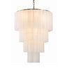 Taklampe Marbella Ø66cm H87cm cm 12 lys Frost white / Bronze Homefactory 