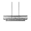Taklampe Monte Carlo L125xD38xH35 cm 12 lys Black Homefactory 