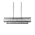 Taklampe Monte Carlo L125xD38xH35 cm 12 lys Black Homefactory 