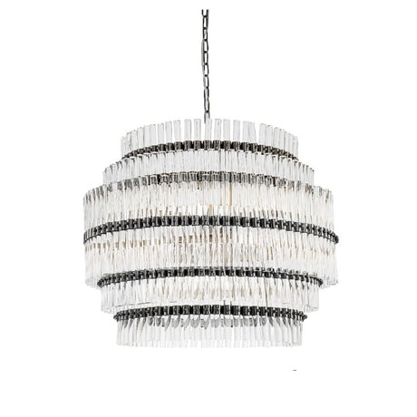 Taklampe San Marco Ø75cm H57cm cm 9 lys Black Homefactory 
