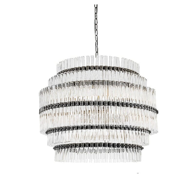 Taklampe San Marco Ø75cm H57cm cm 9 lys Black Homefactory 