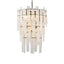 Taklampe Florentino Ø60cm H90cm 10 lys Frost white / Bronze Homefactory 