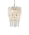 Taklampe Florentino Ø60cm H90cm 10 lys Frost white / Bronze Homefactory 