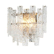 Vegglampe Bradford L32/W36cm H61cm 2 lys clear crystal / Bro Homefactory 