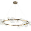 Taklampe Wimbledon Ø94cm H15cm 15 lys clear crystal / Bronze Homefactory 
