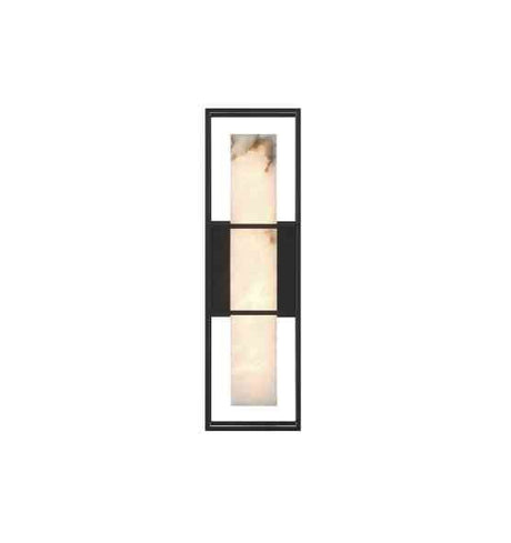 Vegglampe Blakley L13/W11/ H40cm Led Alabaster white / Black Homefactory 