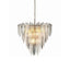 Taklampe Witney Ø80cm H70cm 10 lys transparent/smok glass / Homefactory 