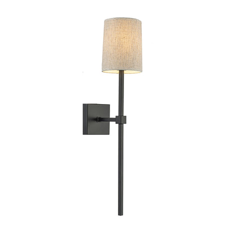Vegglampe Esher H60/W12,5/D18,5cm Black / Sand Homefactory 