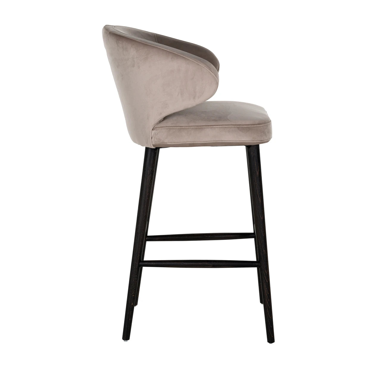 Barstol Indigo khaki-fløyel Richmond Interiors Barstol