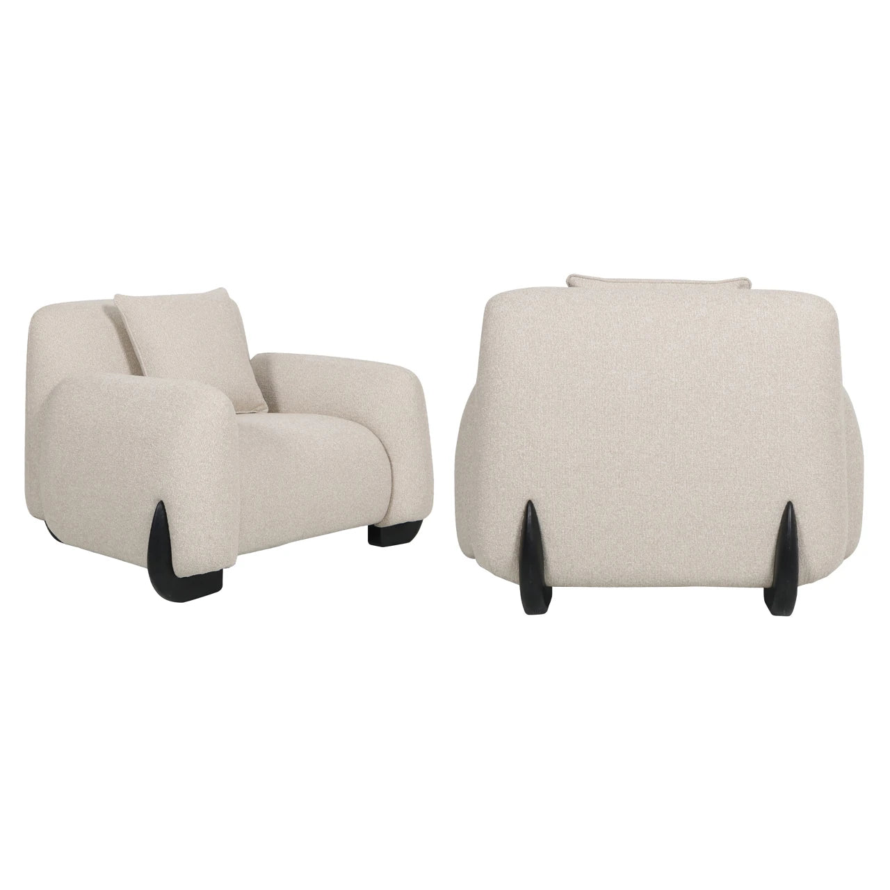 Lounge chair Godiva biscotti Richmond Interiors Lenestol