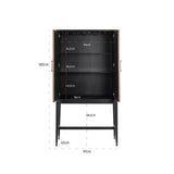 Oppbevaringsskap Bloomville messing shagreen Richmond Interiors Skap