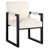 Spisestol Beck hvit chenille Richmond Interiors Spisestol