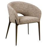 Spisestol Kenzi mocca linear brannhemmende Richmond Interiors Spisestol