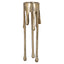 Lysestake Lorin børstet gull stor Richmond Interiors Lysestake