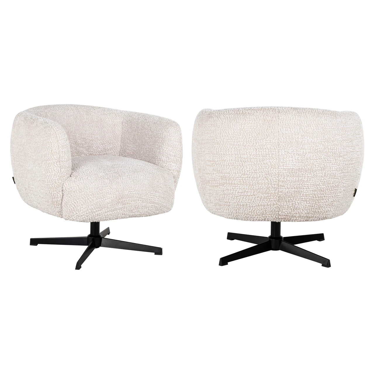 Lenestol Estelle nydelig kremfarget svingbar Richmond Interiors Lenestol